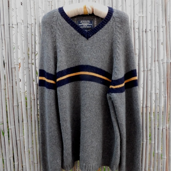 Abercrombie & Fitch Other - ABERCOMBIE FITCH Lambs Wool Sweater Pullover XL